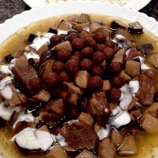 Urfa Keme Borani Dinner