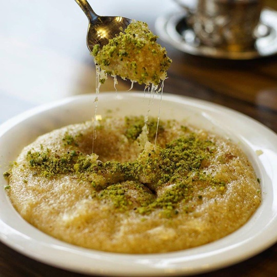 Semolina Halva with Antep Cheese