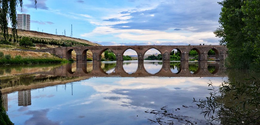 Dicle Bridge (On Gozlu Bridge)