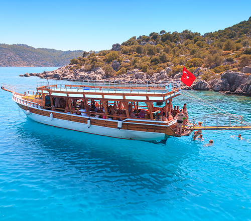 4 Days - 3 Nights Fethiye to Marmaris Blue Cruise