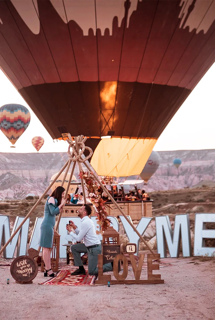 Marriage Proposals in Cappadocia