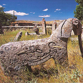 Ram-Sheep Shaped Gravestones