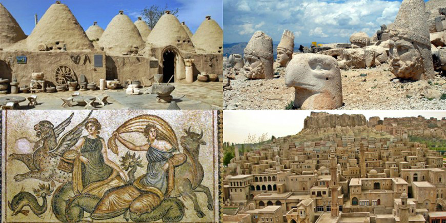 Harran, Mount Nemrut, Zeugma and Mardin